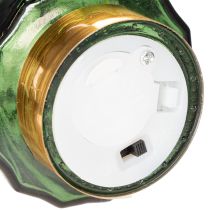 kohteita Lasinen joulukuusi LED-valoilla, pöytäkoriste, joulu, 13 cm, 2 kpl