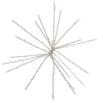 kohteita Koristeellinen Polar Star LED-valo, lämmin valkoinen, ajastimella, ulkokäyttöön, 29 cm
