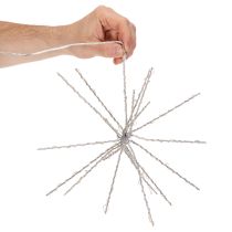 kohteita Koristeellinen Polar Star LED-valo, lämmin valkoinen, ajastimella, ulkokäyttöön, 29 cm