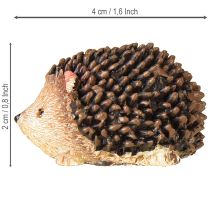 kohteita Mini siilikoristehahmot syksyllä käsinmaalattu 4 × 2,5 × 2 cm 6 kpl