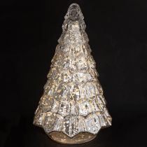 kohteita Mini joulukuusi LED-valaistuksella hopeanvärinen kulta 28cm