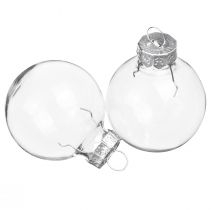 kohteita Mini joulupallot lasi retro läpinäkyvä Ø3cm 22 kpl