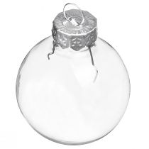 kohteita Mini joulupallot lasi retro läpinäkyvä Ø3cm 22 kpl