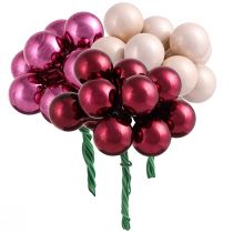 kohteita Mini joulupallot langalla Berry Mix Ø20mm 140 kpl