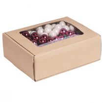 kohteita Mini joulupallot langalla Berry Mix Ø20mm 140 kpl