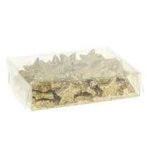kohteita Mini glitter star gold 2,5cm 96 kpl
