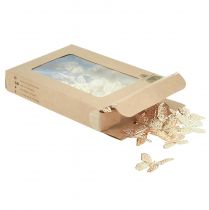 kohteita Mini Butterflies Metal Scatter Decoration Kultainen 3cm 50 kpl