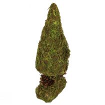 Mini joulukuusi keinotekoinen pöytäkoriste sammalpuu H18cm