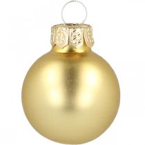 kohteita Mini joulupallot lasi kultaa Ø2,5cm 24 kpl