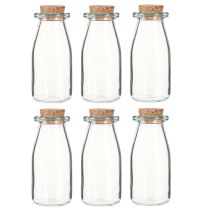 kohteita Minimaljakot lasimaljakot korkilla K13.5cm Ø5.5cm 6 kpl