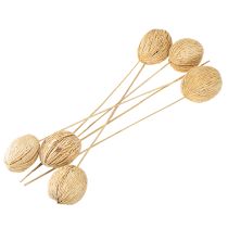 kohteita Mintolla-pallo valkaistu 8cm - 10cm P46cm 6 kpl