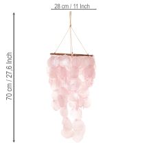 kohteita Tuulikello-ripustuskoriste olohuoneeseen ja puutarhaan 70 cm