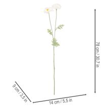 kohteita Keinounikko, valkoinen, pitkävartinen, 78 cm, 3 kpl