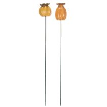 kohteita Puutarhakeppi unikonsiemenkapseli tyylikkääseen puutarhasuunnitteluun, kukkapenkkiin tai parvekkeelle, 60 cm, 2 kpl