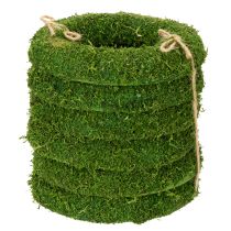 kohteita Koristeellinen sammalseppele sesonkiasetelmiin ja yksilölliseen suunnitteluun, 15 cm, 6 kpl