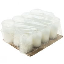 kohteita Täyttökynttilä haudalle vaalea valkoinen H10cm 12 kpl