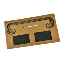 kohteita Natural Slate Slabs Plug Plant Signs Musta 25cm