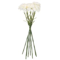 kohteita Keinotekoinen neilikka varren kanssa kimppuihin ja seppeleisiin, 56 cm, 8 kpl