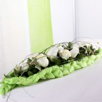 kohteita Kukkavaahtotiilipöytäkoristelu vihreä 22cm x 7cm x 5cm 10 kpl