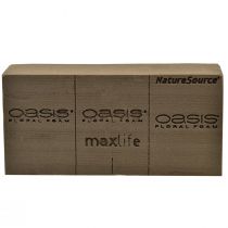 kohteita Oasis NatureSource Maxlife Floral Foam Brick Ruskea 23×11×7,5cm 1 kpl
