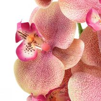 kohteita Orchid Phalaenopsis keinotekoinen 9 kukkaa vaaleanpunainen vanilja 96cm