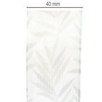 kohteita Organzanauha, sifonkinauha, vihreä kasvinauha, 40 mm x 15 m
