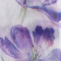 kohteita Organzanauha, sifonkinauha, papukaijatulppaanit, violetti, 40 mm, 18 m