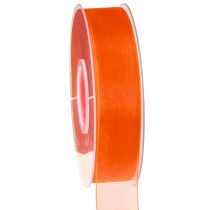 kohteita Organza nauha lahjanauha oranssi nauha helma 25mm 50m