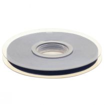 kohteita Organza nauha lahjanauha tummansininen nauha sininen helma 6mm 50m