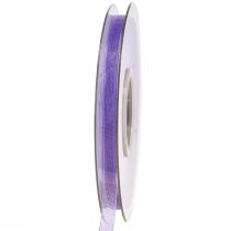 kohteita Organza nauha lahjanauha violetti nauha helma 6mm 50m