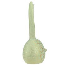 kohteita Pääsiäiskoristeita kaninpää mintunvihreä kultainen craquelure 16,5x16x40cm
