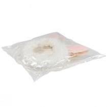 kohteita Pääsiäiskoristeet koristesormus kanin korvat ovikoriste valkoinen Ø13cm 4kpl