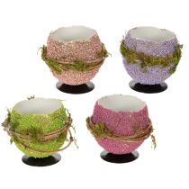 kohteita Pääsiäismunakulho kevään tai pääsiäispöydän koristeeksi, 9 cm, 4 kpl