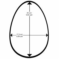 kohteita Pääsiäismuna parvi H25cm Värilliset munat Pääsiäiskoristeet