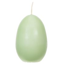 kohteita Pääsiäiskynttilät, munanmuotoiset, vihreät, 9 cm, 20 h, 6 kpl