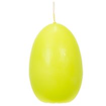 kohteita Pääsiäiskynttilät, munanmuotoiset, munanmuotoiset pääsiäiskynttilät, limenvihreät, 9 cm, 20 h, 6 kpl