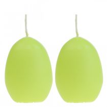 Pääsiäiskynttilät munamuoto, munakynttilät pääsiäislime Ø4,5cm K6cm 6kpl