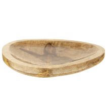 kohteita Pääsiäislautanen Puinen koristelautanen kani Egg Natural 25x26cm