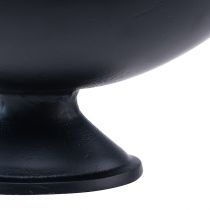 kohteita Soikea kulho musta metallipohja valettu look 30x16x14.5cm