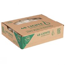 kohteita PURE Nature Lights Tealights Rapsivaha Ø38mm 40 kpl