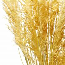 kohteita Pampas ruoho keltainen keinotekoinen koriste ruoho kuiva kukka 3kpl