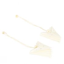 kohteita Paperitähtijoulukoristeet, valkoiset, 10 cm, 8 koristeen setti