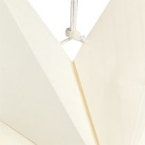 kohteita Paperinen tähtivalkoinen joulutähti valaistukseen 60cm 2kpl