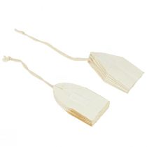 kohteita Paperitähtiä, joulukoristeita, kuusenkoristeita, valkoista ja kultaa, 15 cm, 6 kpl