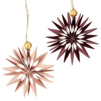 kohteita Koristeelliset paperitähdet ripustettavaksi, täydelliset juhlakoristeisiin