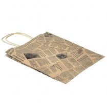 kohteita Paperikassit paperikassit lahjakassit 18x9cm sanomalehti 50kpl