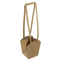 Paperikassit kahva istutuspaperi luonto 11,5×11,5×18,5cm 8kpl