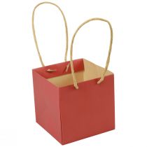 kohteita Paperikassit punaiset kahvalla Lahjakassit 10,5×10,5cm 8 kpl