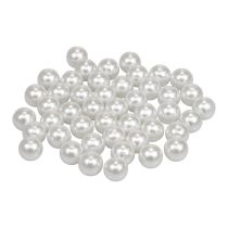 Koristehelmet askarteluhelmien pujottamiseen valkoiset 12mm 300g