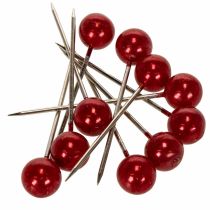 kohteita Pearl Head Pins Red Ø15mm 75mm